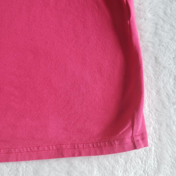 SHEIN Women's Sleeveless Basic Scoop Neck Fuchsia Mini Shirt Dress SZ M - Picture 7 of 14